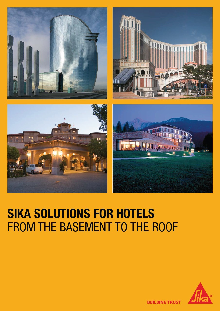 Sika solutions for hotels